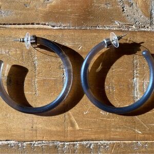 Translucent Hoop Earrings
